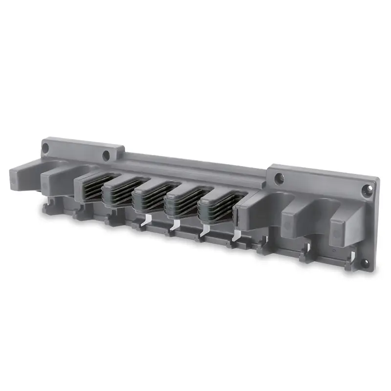 Top-Preis Werkzeughalter, Multi Holder für Gartengeräte, 19 Halterungen, grau-schwarz, 59,7x12,8x11,8cm