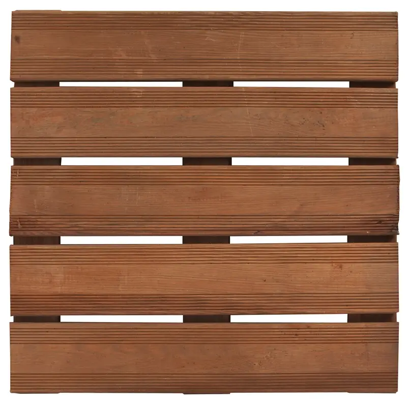 Terrassenfliesen BOLENIA 50x50cm aus Kiefernholz, Holzfliesen, 3,6cm dick Saisonangebot