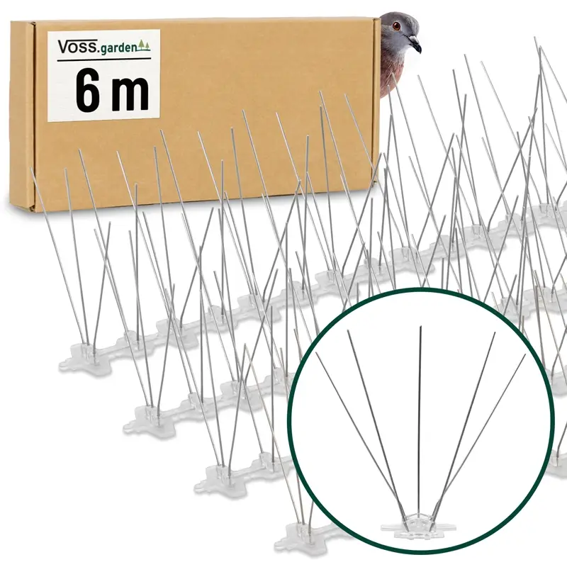 Taubenabwehr 6m, Vogelabwehr Bird Spikes "Classic", Vogelspitzen, Vogelschreck Sofort Bestellen