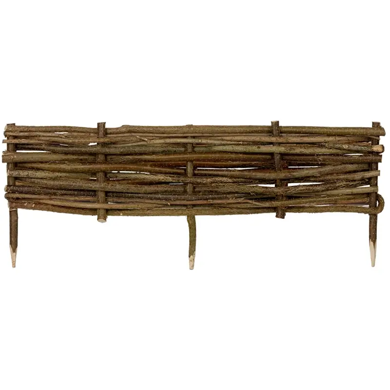Nur Für Kurze Zeit VOSS.garden Steckzaun, 100x30cm, Beeteinfassung Holz, Rasenbegrenzung