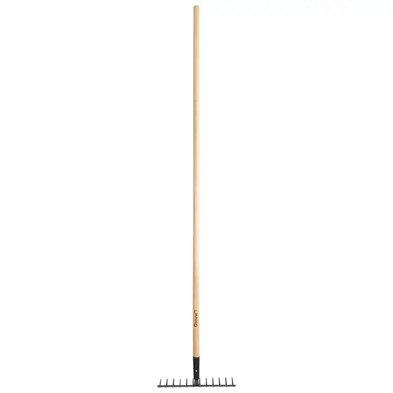 Schnäppchen Rechen 160cm mit 12 Zinken aus Stahl, Gartenrechen
