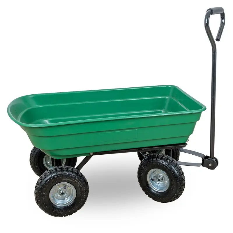LandXpert Gartenwagen mit Kippfunktion, Transportwagen, Handwagen, bis 250kg, 75l Direktkauf