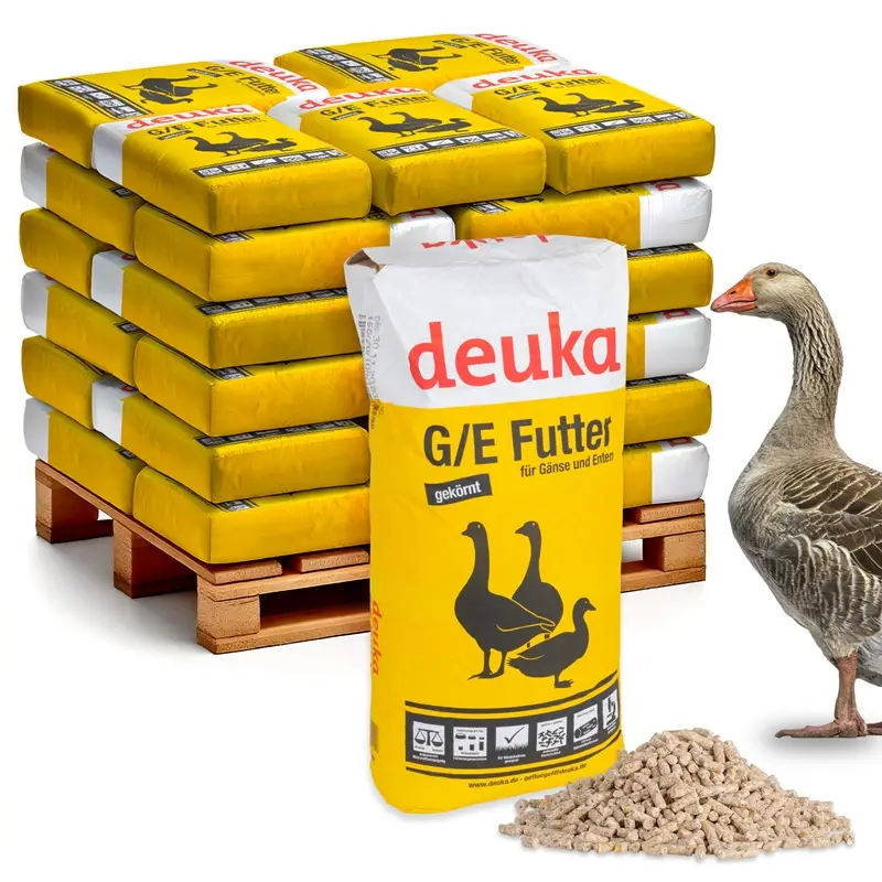 Palette Deuka G/E gekörnt, Mast- und Reifefutter für Gänse und Enten, 30x 25kg Online Kaufen