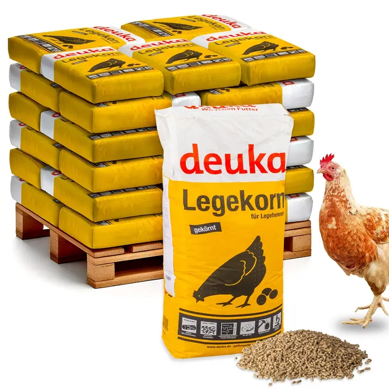 Letzte Chance Palette Deuka Legekorn gekörnt, Legehennenfutter, 30 x 25kg