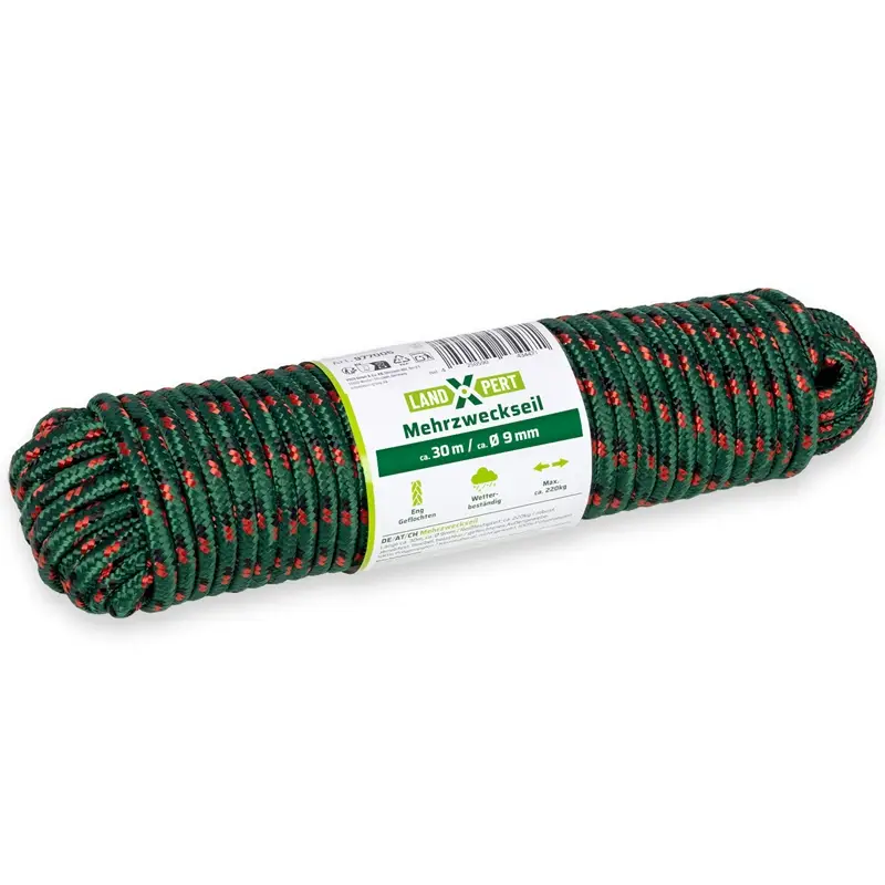 LandXpert PP Seil, geflochten, Ø 9mm, 30m Schneller Versand