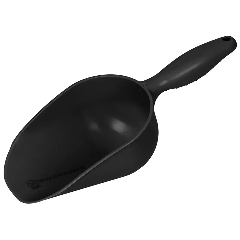 Echt Waldhausen Futterschaufel 500g, aus Kunststoff, schwarz