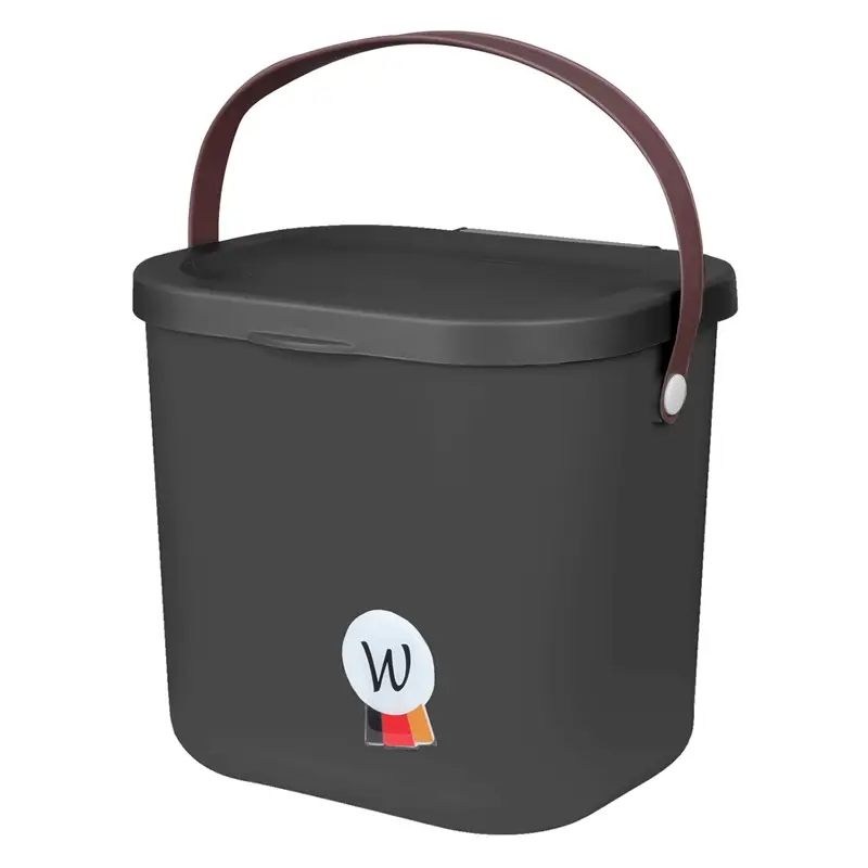 Solange Der Vorrat Reicht Waldhausen Multibag ECO 6L, mit Deckel, Tragetasche aus recyceltem Kunststoff, anthrazit