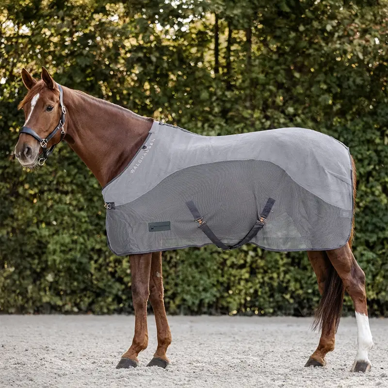 Waldhausen Fleece-Fliegendecke Comfort, grau, 125cm Schnäppchen
