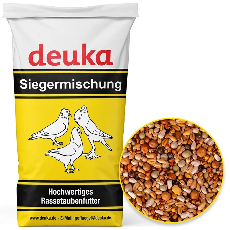 Preis Gesenkt deuka Siegermischung I 25kg - Ergänzungsfuttermittel für kleine Taubenrassen und Kurzschnäbler