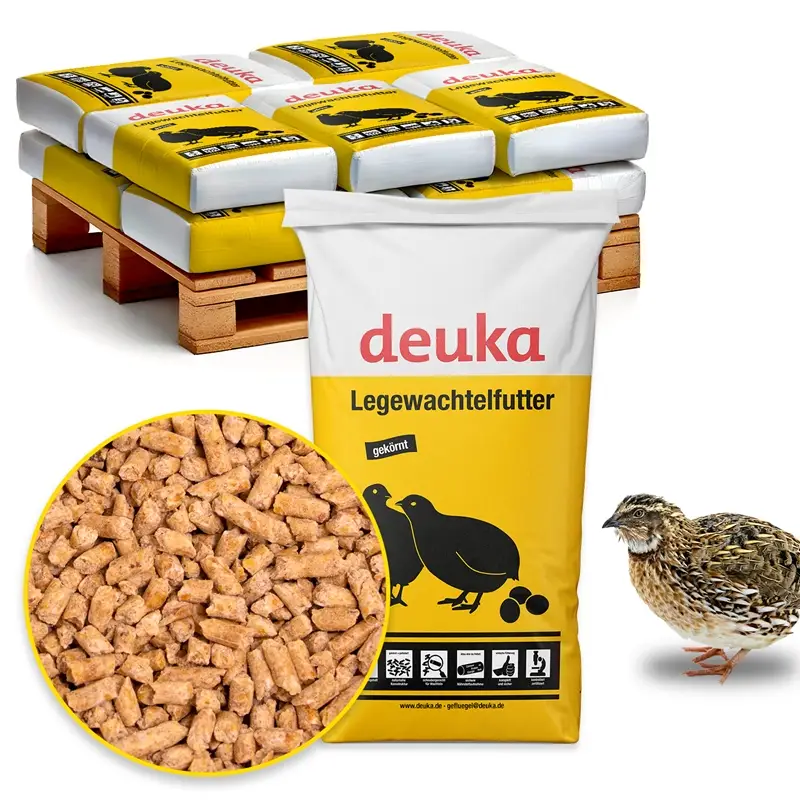 deuka Legewachtelfutter 10x25kg - pelletiertes Alleinfutter für Legewachteln Billig