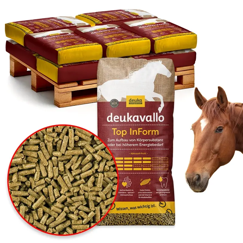 Nur Für Kurze Zeit deukavallo Top InForm 10x25kg - Ergänzungsfutter für schwerfuttrige und sportlich aktive Pferde