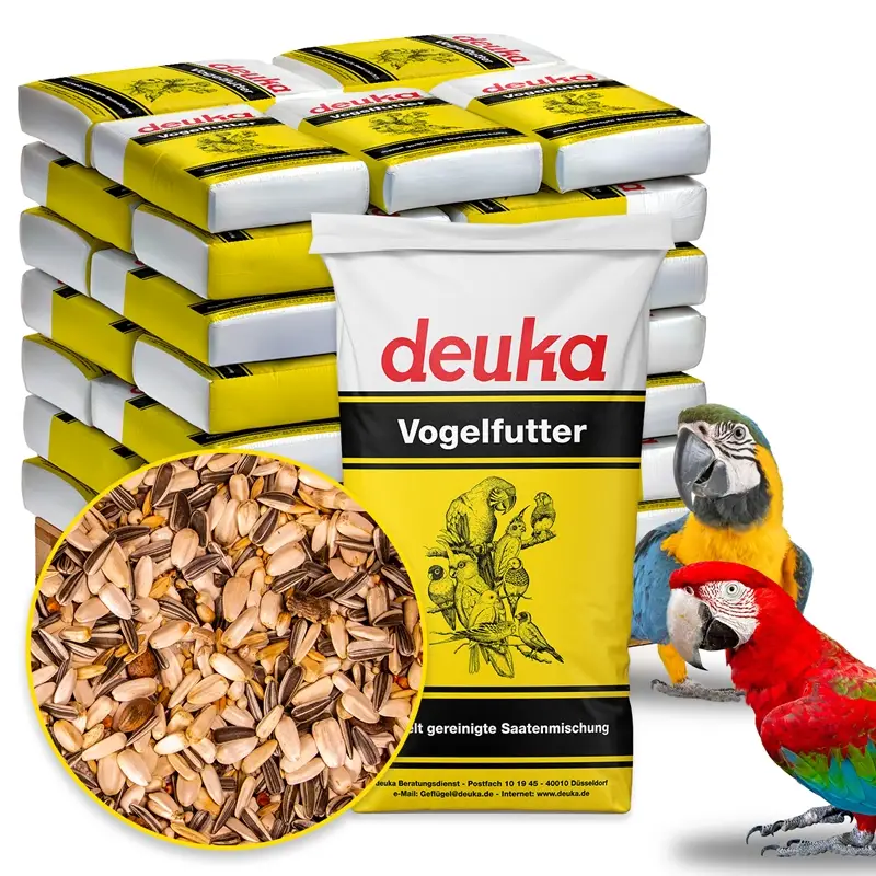 Echt deuka Papagei 36x15kg - Alleinfutter für Kakadus, Aras, Amazonen und Graupapageien