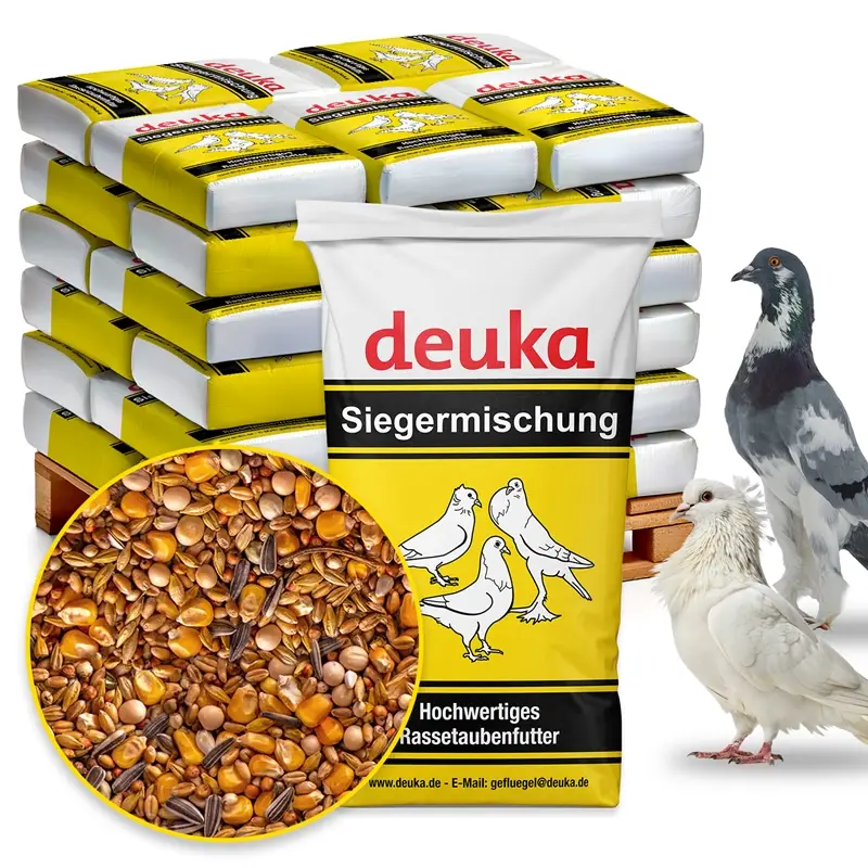 Sichere Zahlung deuka Siegermischung Universal 30x25kg - Ganzjahresmischung für mittelgroße & große Tauben