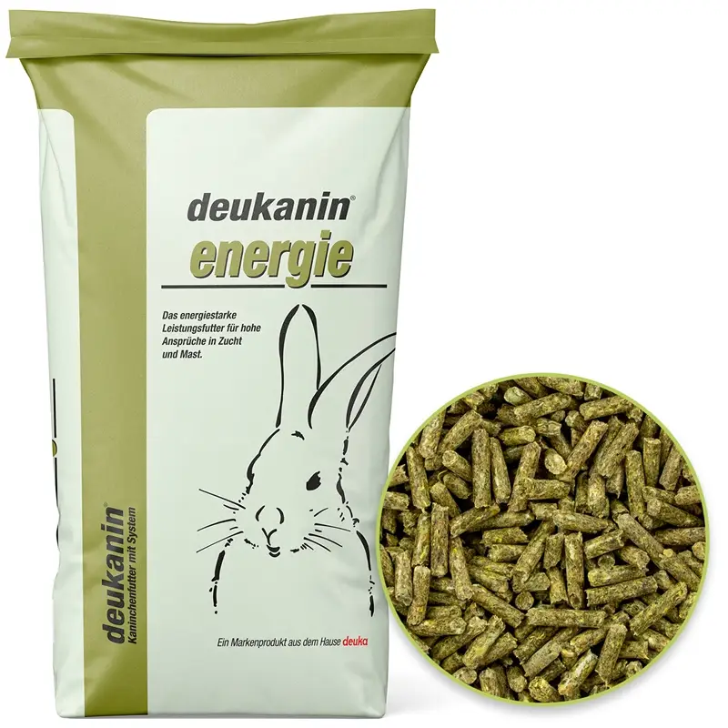 deukanin energie 25kg- pelletiertes Alleinfutter für Zucht- und Mastkaninchen Markenprodukt