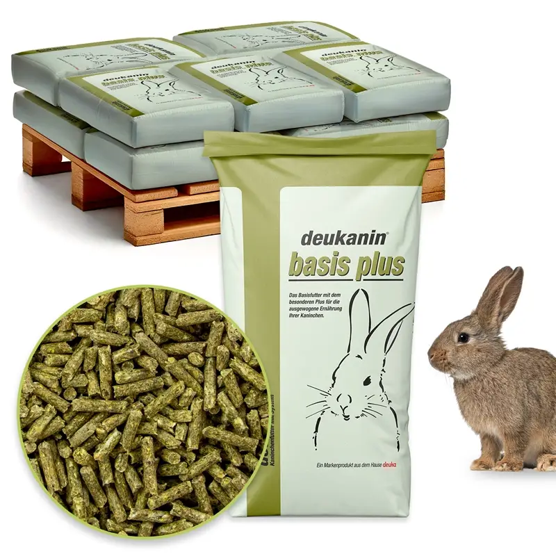 Abverkauf deukanin basis plus 10x25kg - pelletiertes Alleinfutter für Kaninchen