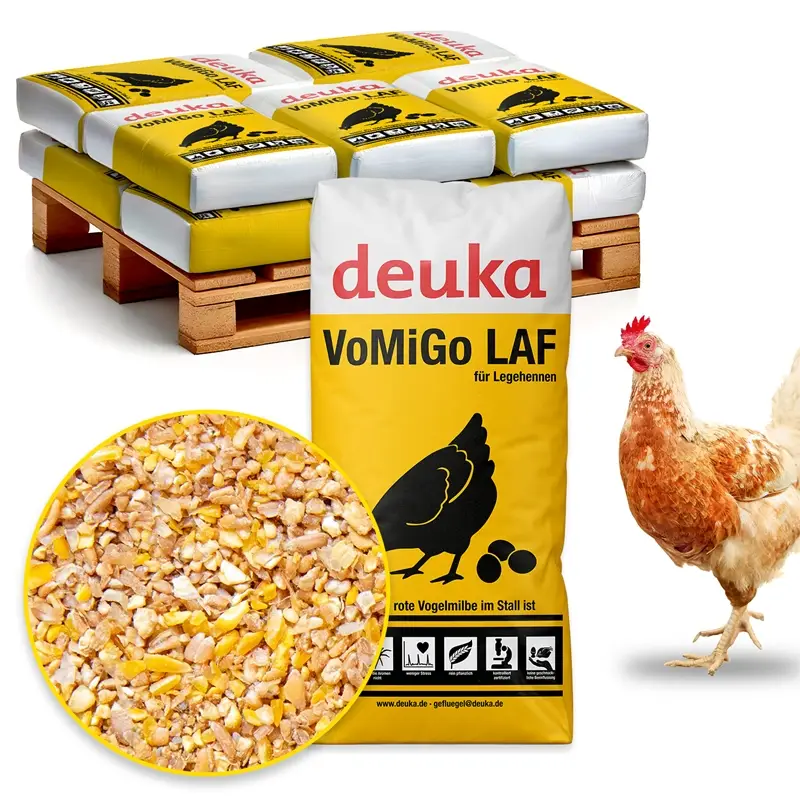 deuka VoMiGo LAF Mehl 10x25kg - Alleinfutter für Legehennen Mega-Angebot