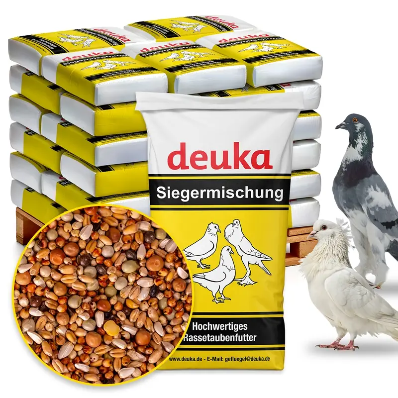 deuka Siegermischung I 30x25kg - Ergänzungsfuttermittel für kleine Taubenrassen und Kurzschnäbler Neue Kollektion