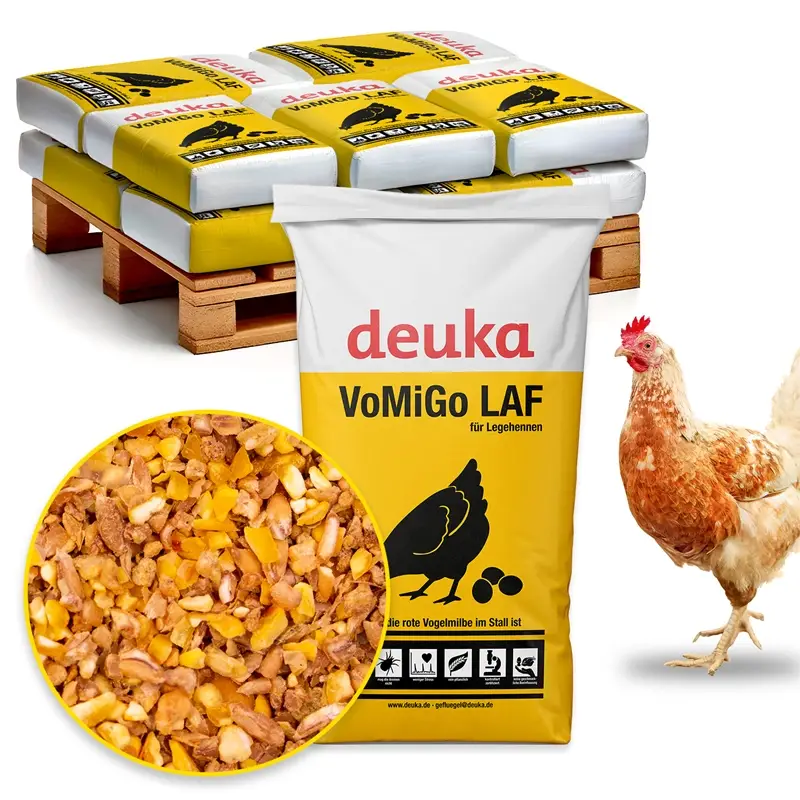 deuka VoMiGo LAF gekörnt 10x25kg - Alleinfutter für Legehennen Zertifiziert