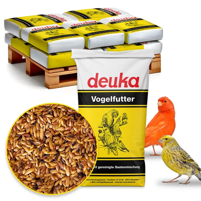 deuka Kanarien 12x20kg - Alleinfuttermittel für Kanarienvögel Solange Der Vorrat Reicht
