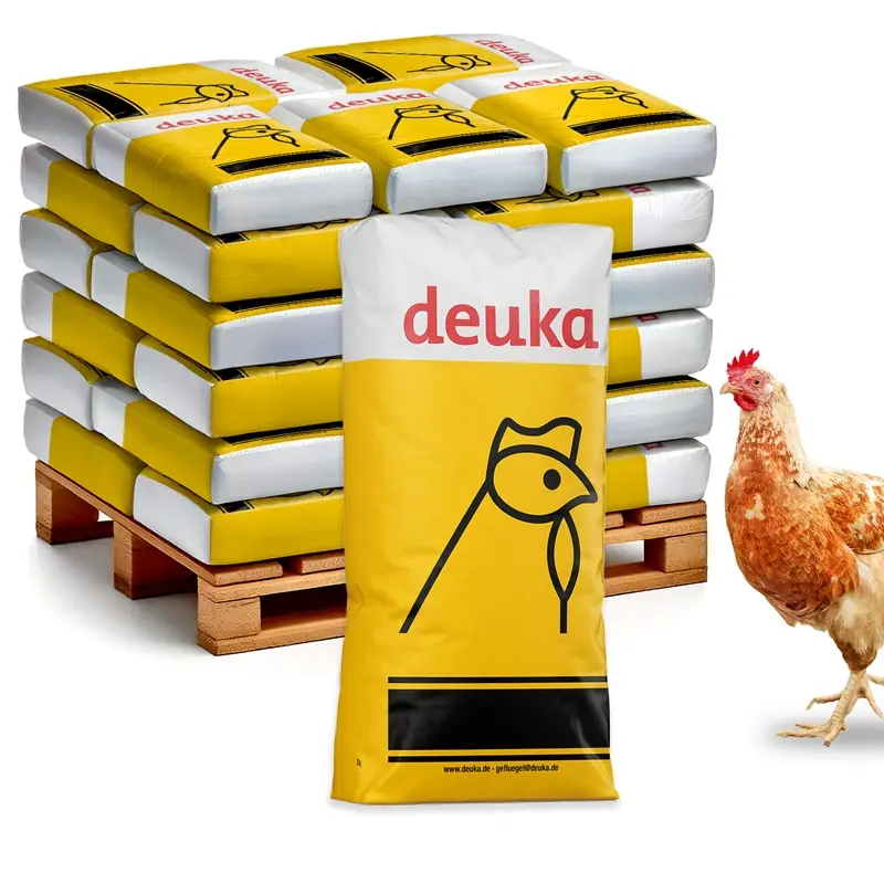 Highlight deuka Geflügelmastfutter 30x25kg - Alleinfuttermittel für Geflügel ab der 3. - 4. Lebenswoche