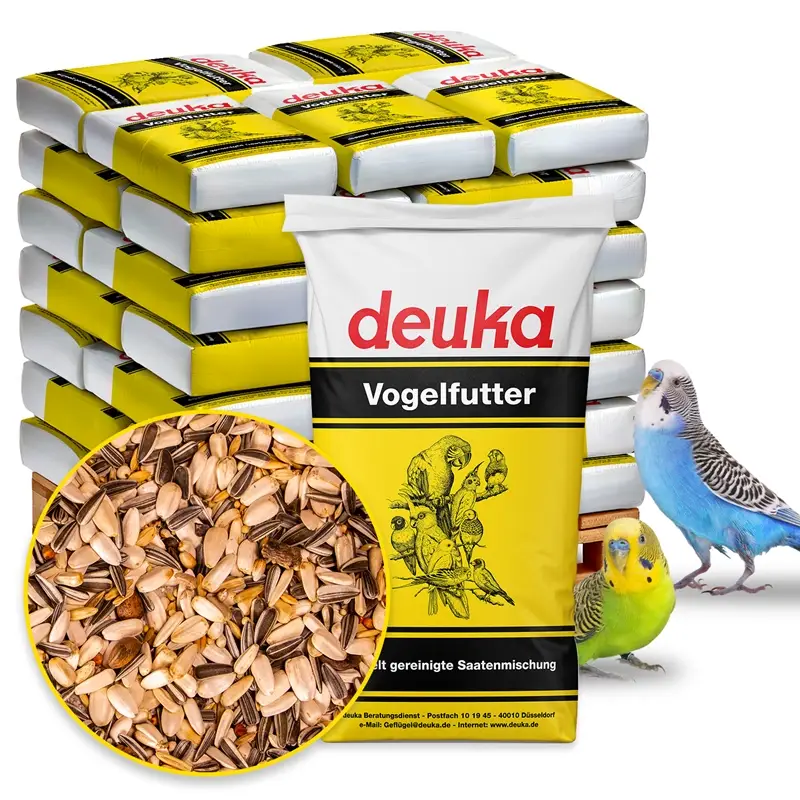 Top-Preis deuka Wellensittich 36x20kg - Alleinfutter für Wellensittiche und Grassittiche