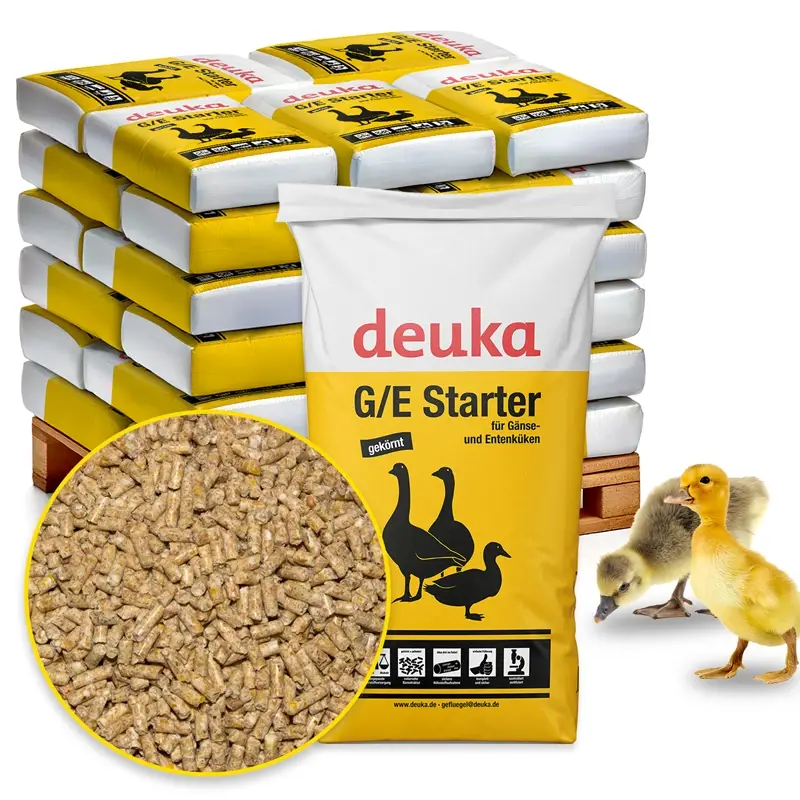 Kracherpreis deuka G/E-Starter 30x25kg - Aufzuchtfutter für Gänse- und Entenküken ab der 1. Lebenswoche