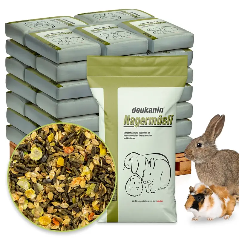 deukanin Nagermüsli 36x20kg - Müslifutter für Kaninchen, Meerschweinchen & Hamster Neuheit