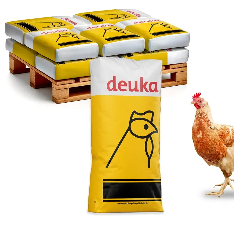 deuka Geflügelmastfutter 10x25kg - Alleinfuttermittel für Geflügel ab der 3. - 4. Lebenswoche Nur Für Kurze Zeit