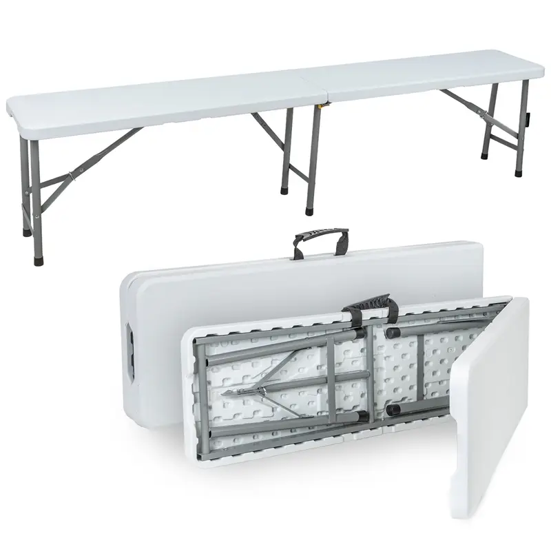 VOSS.garden Klappbank 180x29x43cm, Sitzbank, Campingbank, Bierbank, robust & wetterfest Neu Im Sortiment