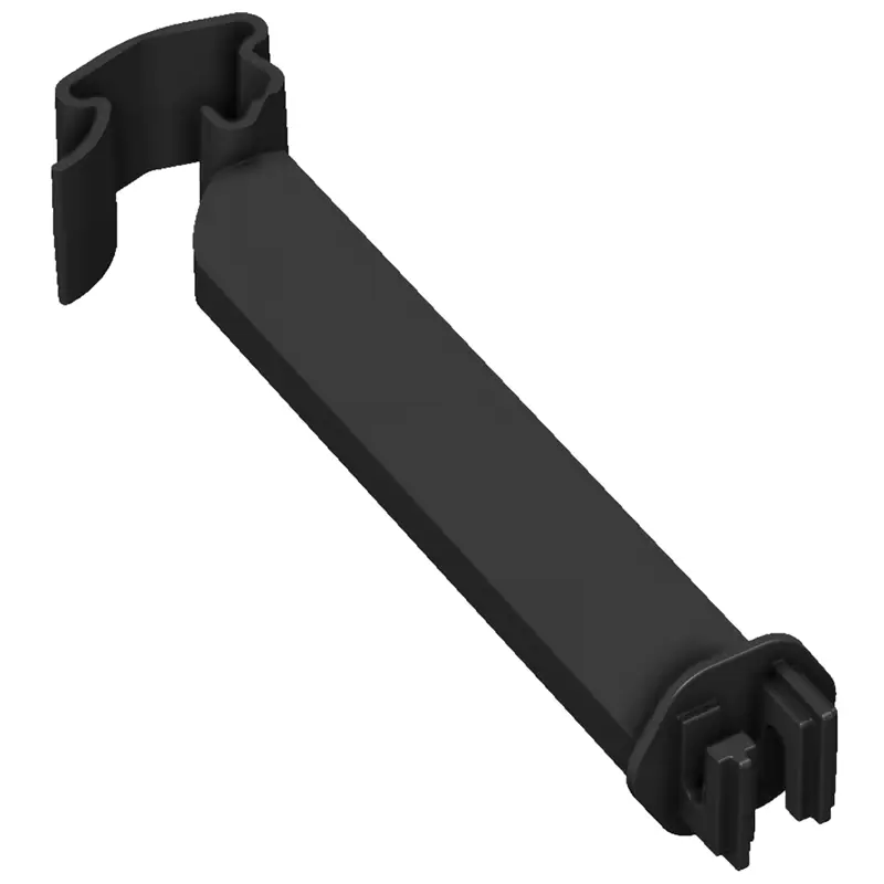 Wochenendangebot 25x Rückseiten-Abstandisolator für T-Pfosten, 15cm, schwarz