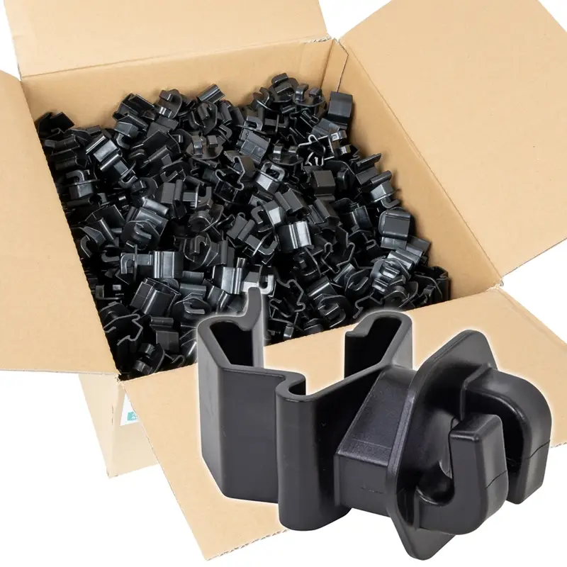 Heißes Angebot 250x VOSS.farming T-Post Seilisolator, schwarz