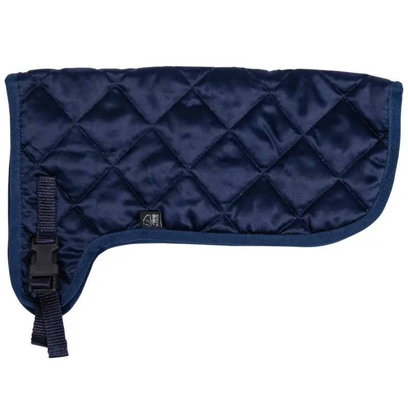 Top-Angebot HKM Hobby Horse Decke, gesteppte Spielzeugdecke mit verstellbarer Schnalle, dunkelblau