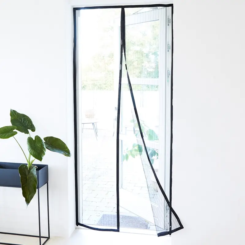 Finale Aktion Insektenschutznetz Tür 100x210cm, selbstklebend, mit Magnetverschluss, ohne Bohren