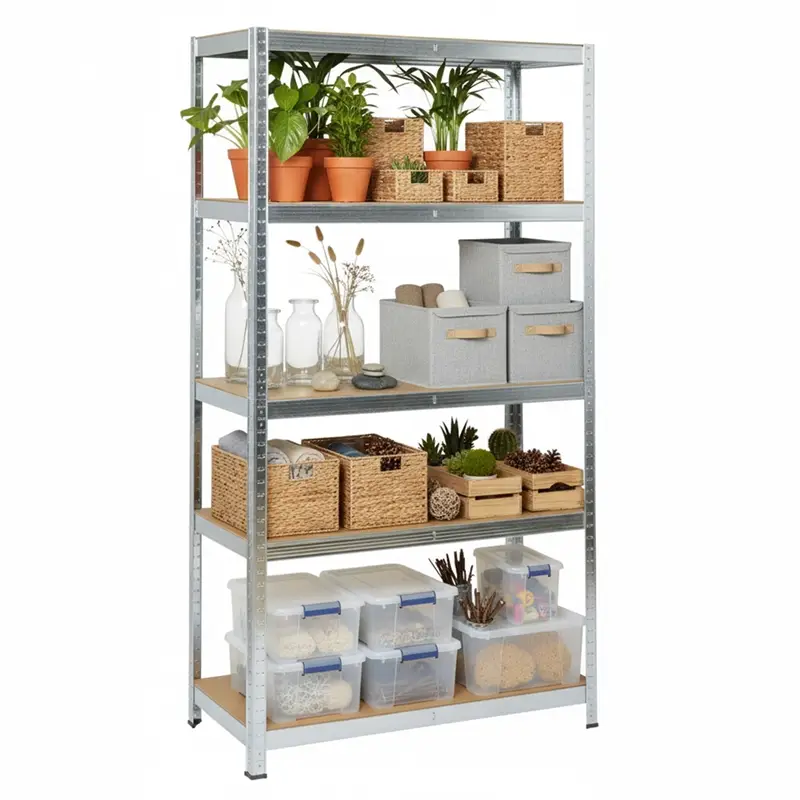 LandXpert Schwerlastregal 180x90x40cm, 875kg, Lagerregal, Kellerregal, 5 Böden, silber Direkt Vom Hersteller