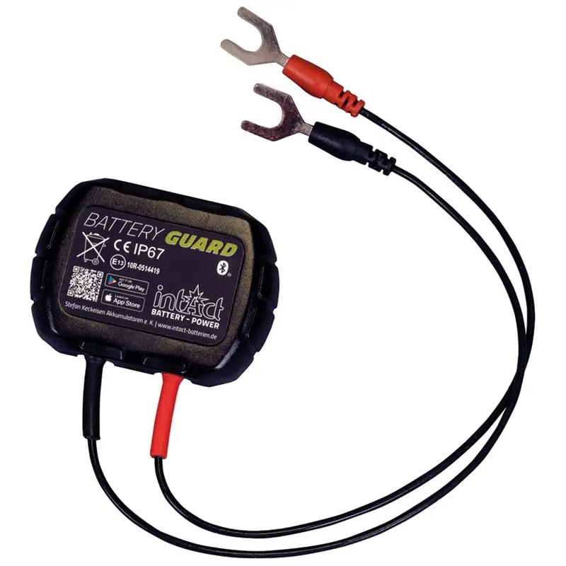 intAct Battery-Guard für 12V Batterien - Bluetooth-Überwachung für Auto und Motorrad Sofort Bestellen