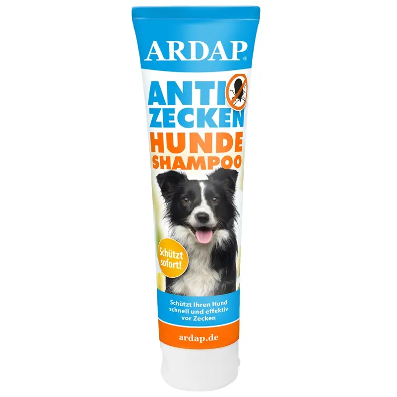 Nur Heute ARDAP® Zeckenhampoo 250ml für Hunde - Schutz vor Zecken & Flöhen