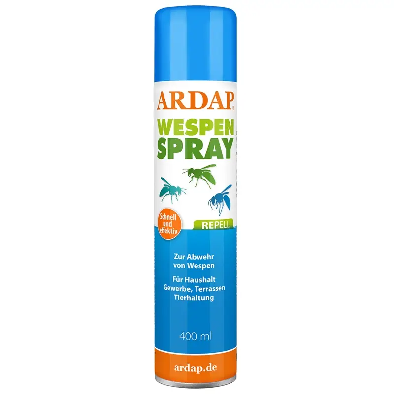 ARDAP® Repell Wespenspray 400ml - zur Abwehr von Wespen im Haus und Außenbereich Nur Für Kurze Zeit