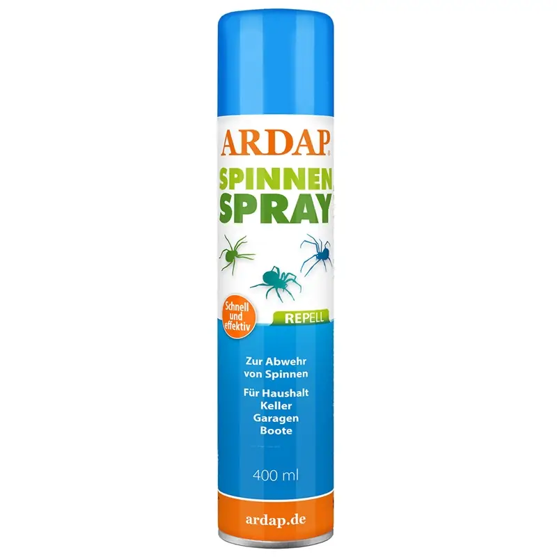 Schnäppchen ARDAP® Repell Spinnenspray 400ml - zur Abwehr von Spinnen im Haus, Keller, Boot & Wohnmobil