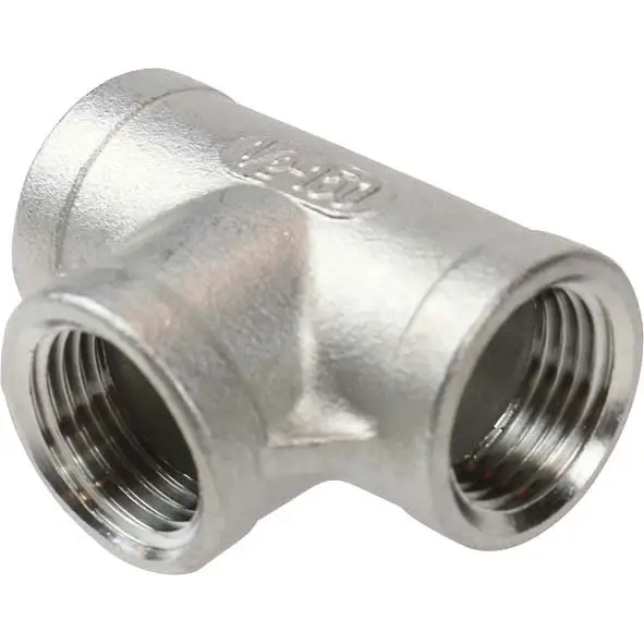 Edelstahl T-Stück 1/2" IG Neu