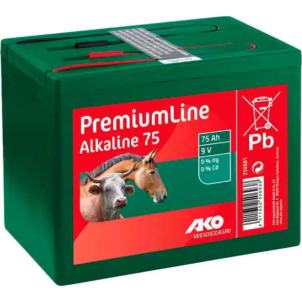 Bestseller Trockenbatterie 9V Alkaline 75 Ah