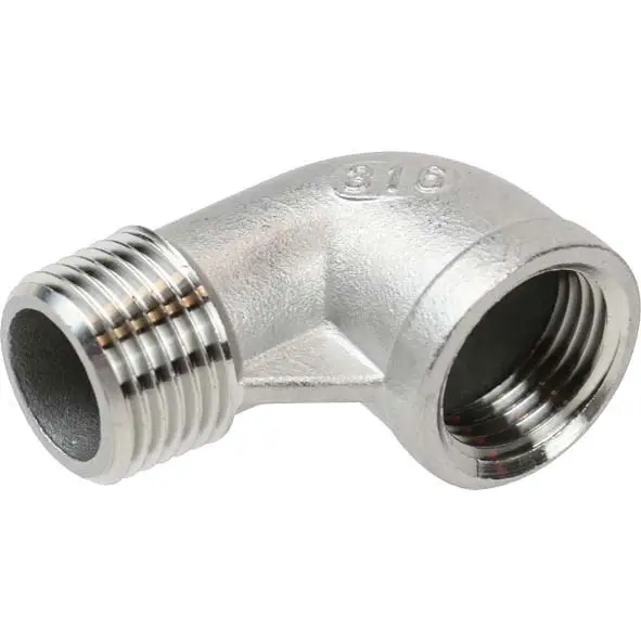 Preisreduziert Edelstahl 90° Winkel 1/2" IG/AG