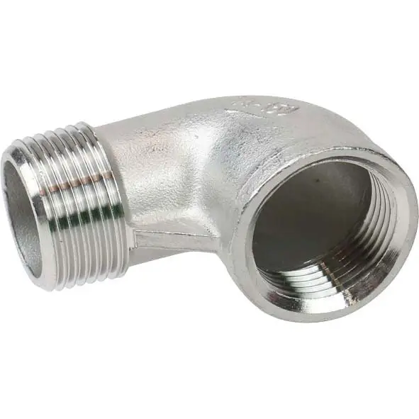 Edelstahl 90° Winkel 3/4" IG/AG Saisonangebot