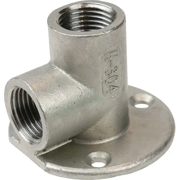 Edelstahl Wandwinkel 1/2" IG/IG 90° Solange Der Vorrat Reicht