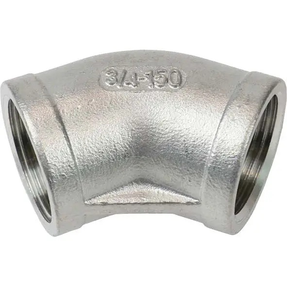 Edelstahl 45° Winkel 3/4" IG/IG Markenprodukt
