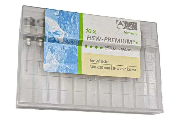 Direktkauf Nadeln Henke Premium 1,0 x 20 mm GW (10 Stk)