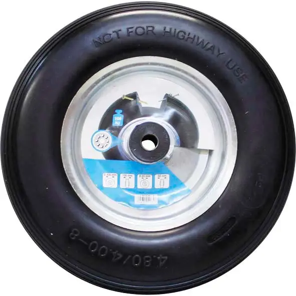 PU-Rad mit Metallfelge 400/100 20er Welle Must-Have