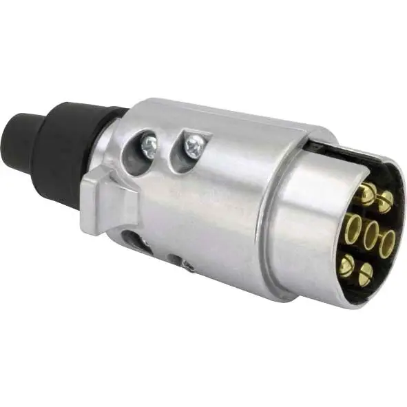 Stecker 7-polig Metall 12 V Zertifiziert
