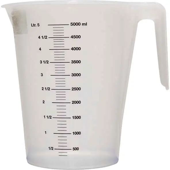 Schnäppchen Messbecher 5 Liter mit Skala
