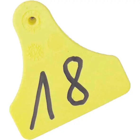 Knallerangebot Allflex Dornteil zur Beschriftung gelb (100 Stk)