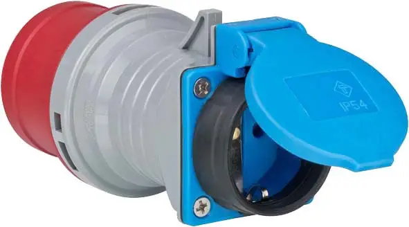 CEE Adapter 16 A auf Schukosteckdose 230 V Geprüft